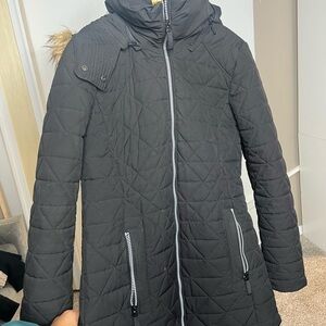 Marc New York Charcoal Quilted Puffer Jacket